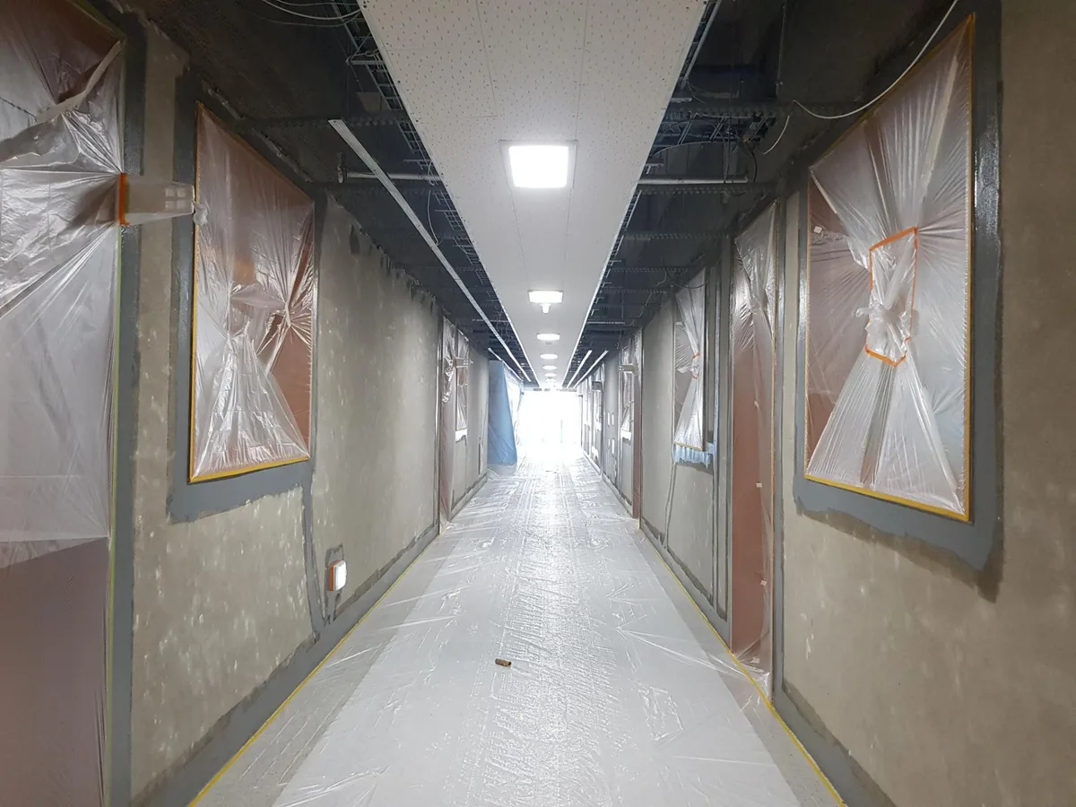 실내벽 시공 - 시공전