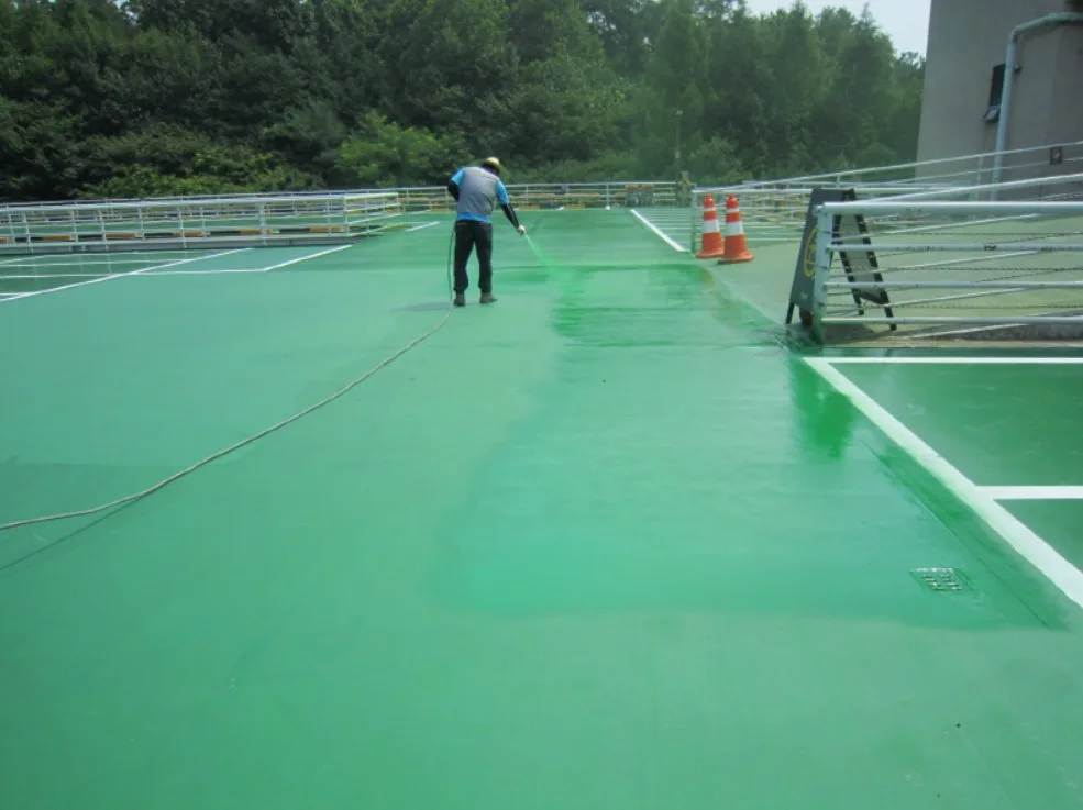 야외주차장 시공과정