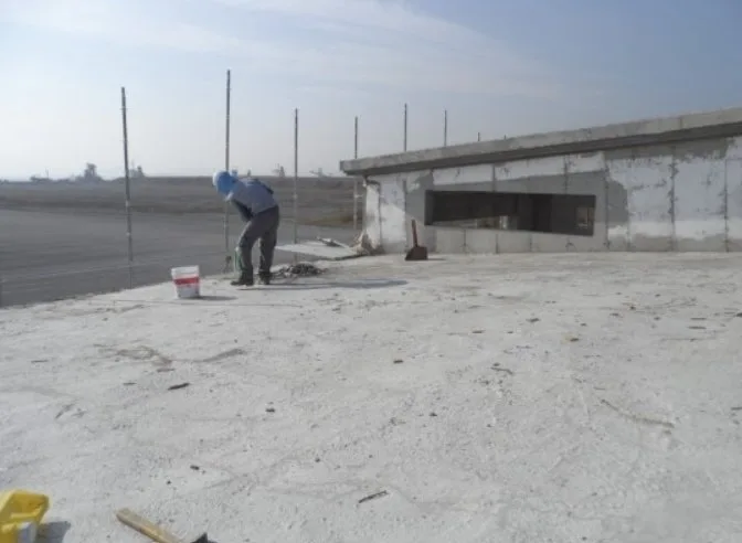 변전실 신축공사 옥상 - 시공전